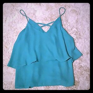 Dressy double layered top